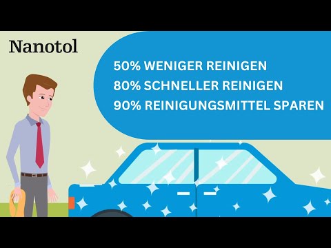 Reinigen mit Hilfe einer Nanoversiegelung! Nanotol Nanoversiegelung