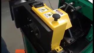 Screw Logo printing Machine threaded bar end logo punching Machine character printing machine