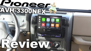 Pioneer AVH 3300NEX In‑dash DVD Receiver Pioneer Single DIN - 7&quot; Flip Up Display
