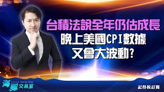 台積法說全年仍估成長 晚上美國CPI數據又會大波動?｜海豚交易室 ｜范振鴻 (圖)