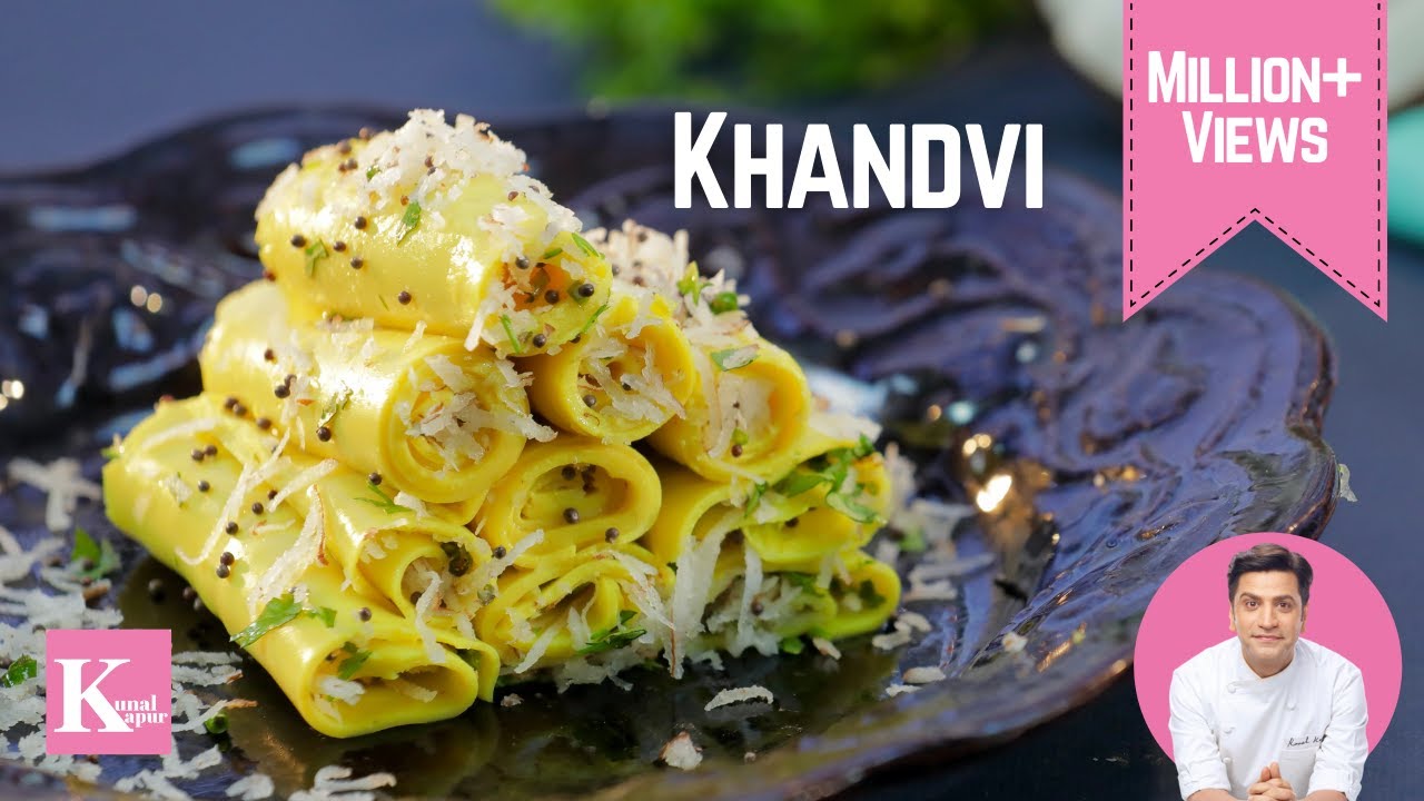 Gujarati Khandvi | गुजराती खांडवी | Khandvi Recipe in Hindi | Indian Snacks | Chef Kunal kapur