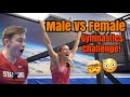 Male Vs Female Gymnastics Challenge ‍ ️ Ft Sophialand