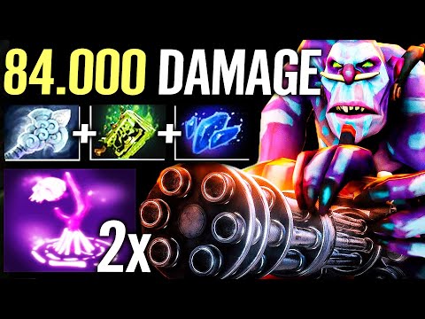 84.000 DMG WTF MACHINE GUN Witch Doctor — Wind Waker + Book of the Dead 2x Death Ward Dota 2 Pro