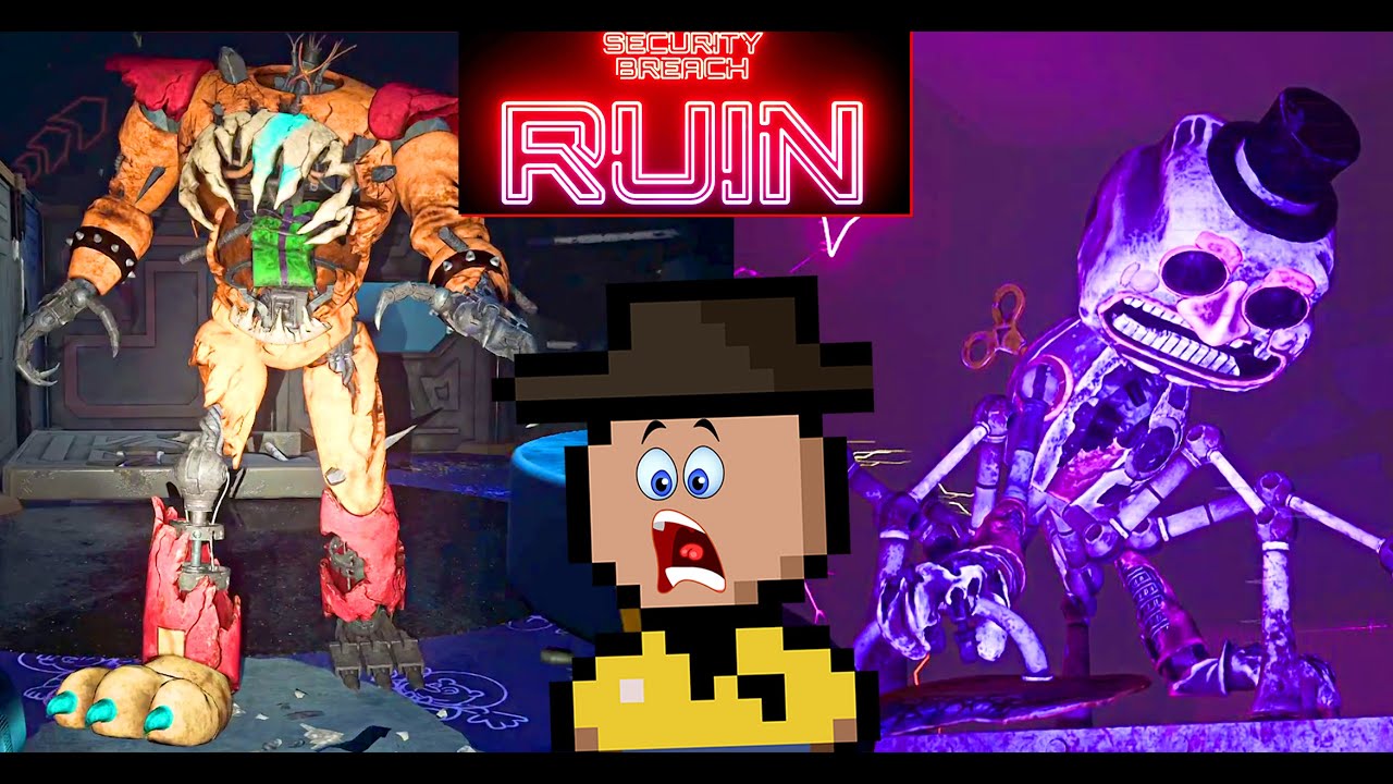 O FREDDY SEM CABEÇA ME PERSEGUE (Five Nights at Freddy's: Security Breach Ruin)