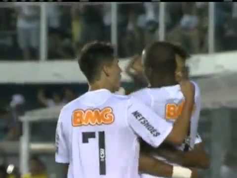 Gol de Victor Andrade   Santos 2 x 1 Palmeiras   Pela 38º Rodada do Brasileirão 2012