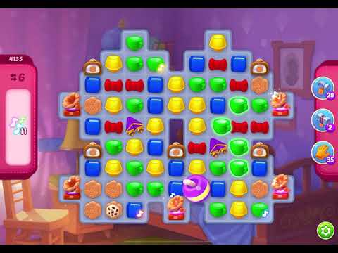 HomeScapes Level 4135 no boosters (23 moves)