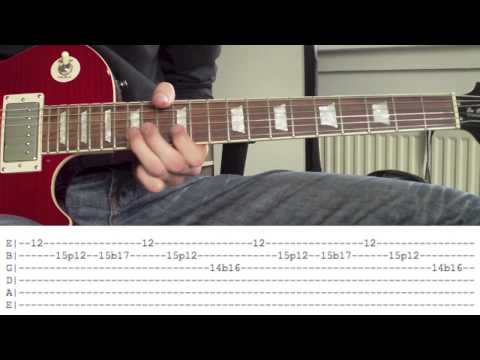 Sweet Child O'Mine Main Solo Lesson Part 2 WITH TABS - Guns N'Roses