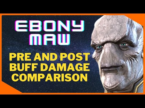 Ebony Maw Pre And Post Buff Damage Comparison! With And Without Synergy Teams!