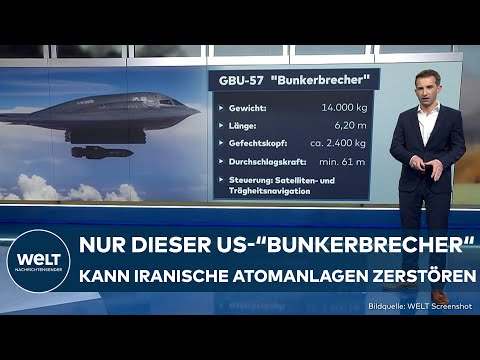 IRAN: GBU-57 – "Vorschlaghammer unter den Bomben"! Israel im Kampf gegen Mullahs auf USA angewiesen