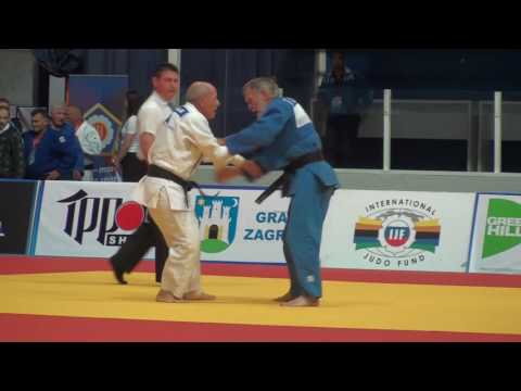 Judo Veterans EM 2017 Battaglia vs Schnabel