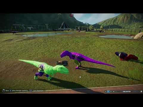 T-REX MAX Vs ALL CARNIVORE DINOSAURS - Jurassic World Evolution