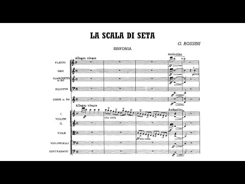 Rossini: La scala di seta (The Silken Ladder), Overture (with Score)