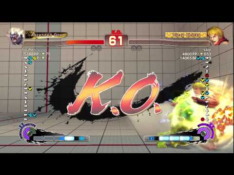 SSF4 AE Ver. 2012: Youhei-_- [Oni] vs. saip [Ken] - PSN Ranked Match