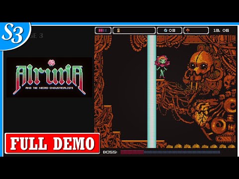 Alruna and the Necro-Industrialists Gameplay Walkthrough | A Compact and High-Density #Metroidvania