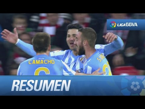Resumen de Athletic Club (1-1) Málaga CF