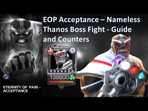 Eternity of Pain Acceptance -  Nameless Thanos Guide - Full Phase Breakdown & EOP Acceptance Rewards