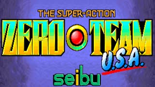 Zero Team U.S.A. - Classic Arcade Beat 'Em Up (Seibu Kaihatsu 1993)