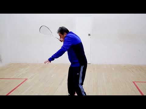 Squash tips: Holding the ball using your wrist - Dave Pearson