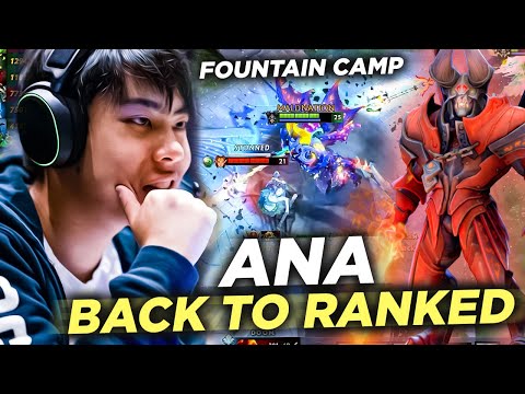 Ana Back To Ranked Calibrating MMR - Fountain Camping Enemy Dota 2