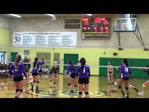 Amador Valley at Moreau Catholic Girls Volleyball