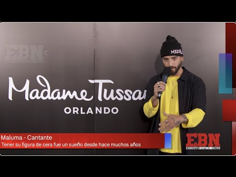MALUMA aun no puede creer tener su propia figura de cera en el museo de Madame Tussauds