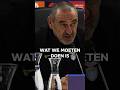 Wat vindt de coach van LAZIO Maurizio SARRI van Feyenoord? #feyenoord #shorts #lazio