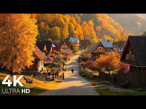 Enchanting Autumn Forests with Beautiful Piano Music🍁4K Autumn Ambience & Fall Foliage #56