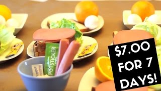 How to eat for seven days on seven dollars