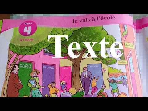 Coquelicot CP / Unité 4 : Je vais à l'école/ Texte ( page 34 ): Une belle journée