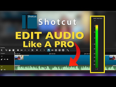 How to Edit Audio in Shotcut | Complete Beginner Guide #shotcut #tutorial