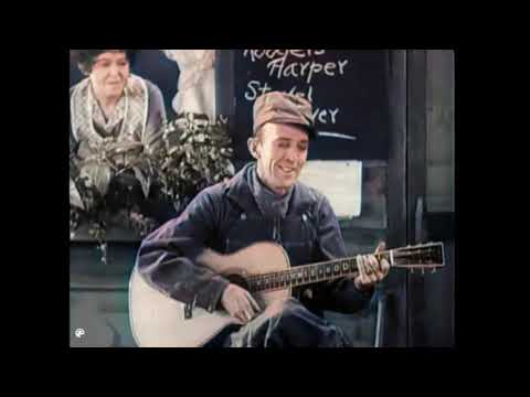Jimmie Rodgers Live 1929 - Colorized and Denoised (Waiting for a Train, Daddy and Home, Blue Yodel)