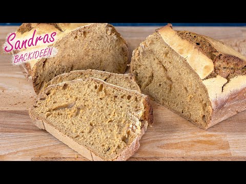 Das einfachste Brot der Welt - nur 4 Zutaten / gelingt immer / in 5 Minuten bereit für den Ofen