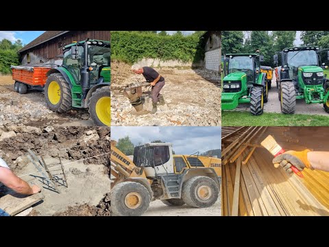 Rewitalizacja gospodarstwa #6 - Timelapse z tygodnia pracy! Budowa wiaty i przygotowanie pod kostkę!