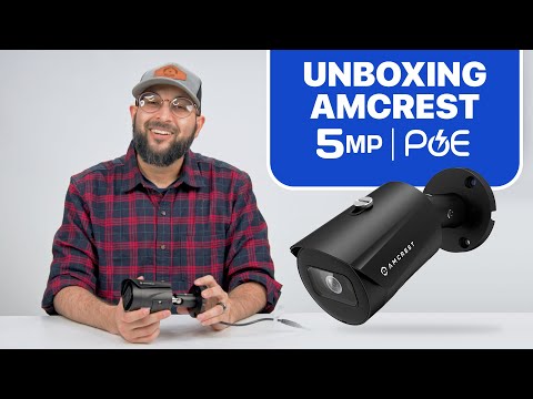 Amcrest Bullet 2K POE IP Camera Model IP5M-B1186EB Unboxing & Feature Overview