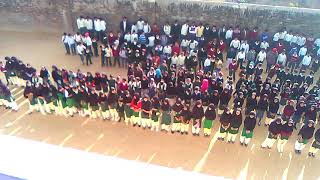 Students of the Madarsa Ghausulwara while pray in the morning by G.s.Shah