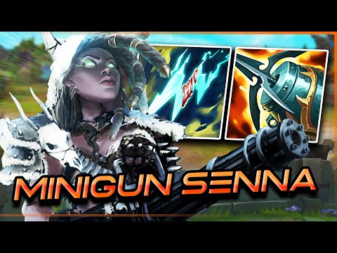 SENNA MA HO UNA MINIGUN AL POSTO DEL FUCILE (on-hit build, full attack speed)