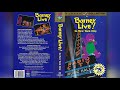Barney Live In New York City 1994 1994 VHS Release Canadian Release White VHS