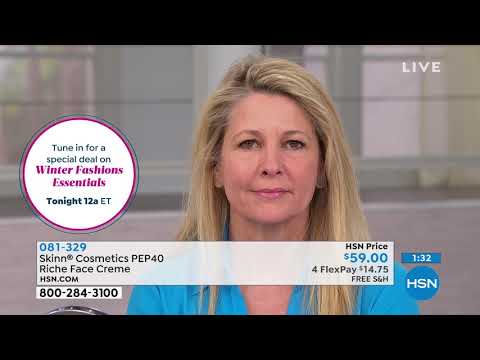 Skinn Cosmetics PEP40 Reichhaltige Gesichtscreme