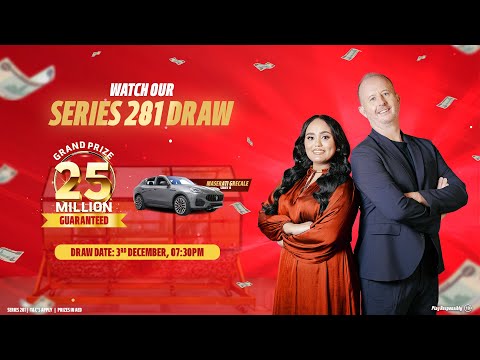 Don’t Miss Big Ticket LIVE Draw Series 281!