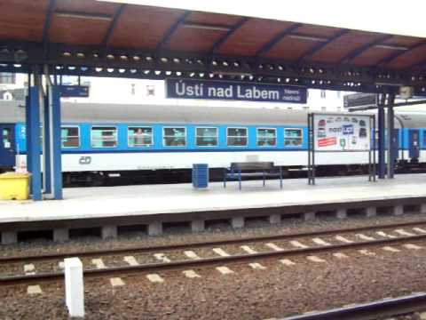 Odjezd vlaku Sp 1694 ze stanice Ústí nad Labem hl.n.