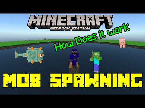 How Do Mobs Spawn in Minecraft Bedrock