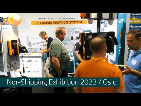 Nor-Shipping Exhibition 2023 in Oslo - innovphone for the maritime industry and shipping industry