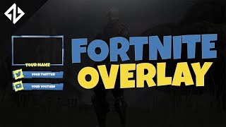 free fortnite battle royale stream overlay template photoshop cc cs6 300 subs - fortnite twitch overlay