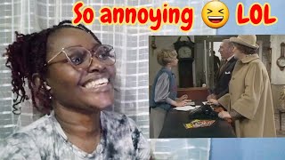 she's crazy | FAWLTY TOWER _ MRS RICHARDS ANNOYING HOTEL GUESS  REACTION