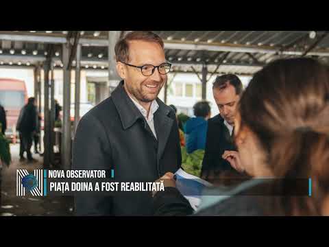 Piața Doina a fost reabilitată