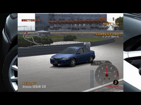 Enthusia Professional Racing [PCSX2] - Time Attack Replay (Mazda Atenza Sedan 23E)