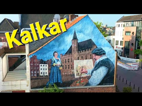Kalkar schöne Stadt - Drohne 4k