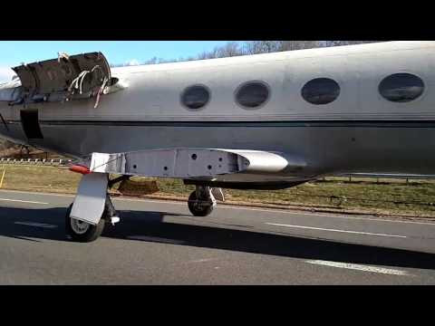 1968 Gulfstream II  Terry's jet road side 70 east