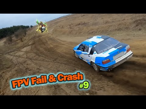 FPV Fail & Crash | COMPILATION #9 - drift and swim