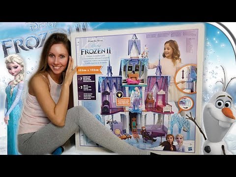 Frozen 2 Schloss Arendelle 🏰 Riesiger Prinzessinnen Palast 👑 Puppenhaus Tutorial Unboxing deutsch